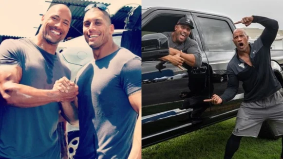 巨石強森暖男舉動又一樁！霸氣贈車多年賣命替身，這場面太感人~