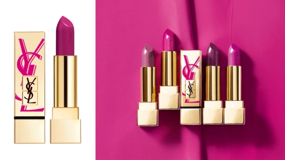 七夕限定只在官網買得到！YSL奢華緞面唇膏桃色風暴系列，加映唇膏刻字服務！