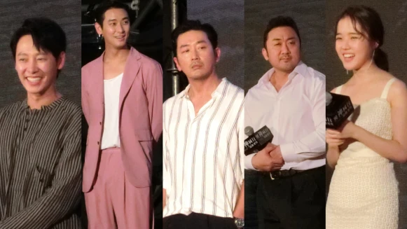 《與神同行2:最終審判》馬東石超Man登台,笑稱投胎當石頭!188公分「解怨脈」朱智勛與河正宇拼魅力