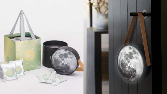禮盒還能變成月亮燈飾！辻利茶舖攜手不二堂推出「帶我去月球」中秋節聯名禮盒