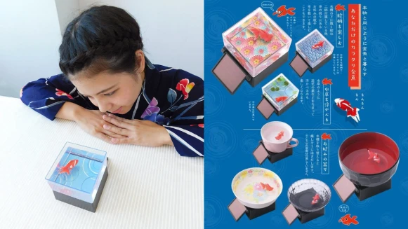  療癒指數百分百！日本「太陽能金魚」擺飾，不需要飼料，不需要換水，每天都活力滿滿~