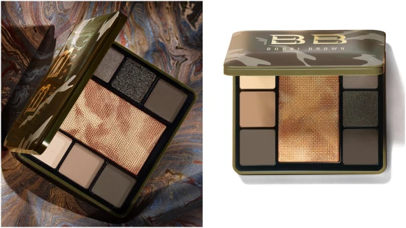 除了6色眼影還有明星打亮商品「金緻美肌粉」，Bobbi Brown全新推出限量金緻迷彩眼頰盤非入手不可