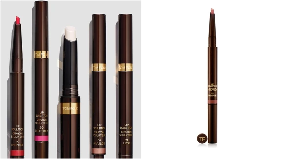 這樣一來想畫出漸層唇彩就變簡單多了！TOM FORD全新21色設計師時尚唇彩筆也有今年秋冬大勢色選