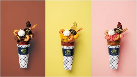這個可頌甜筒一咬超卡滋！COVA獨家可頌甜筒冰淇淋，吃到最後的還有另一種隱藏版吃法