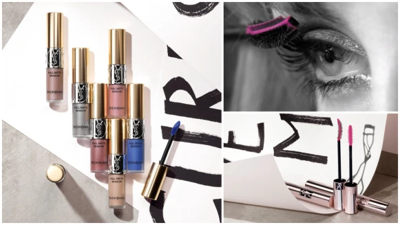 告別你的睫毛夾！YSL奢華款濃捲睫毛膏，捲翹濃密一次到位，結合特霧眼彩蜜，美出眼妝新高度