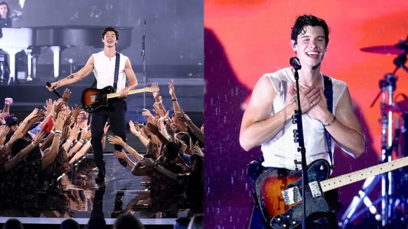 MTV音樂獎最性感開場表演!小鮮肉尚恩曼德斯白背心濕身獻唱〈In My Blood〉,若隱若現秀健壯好身材