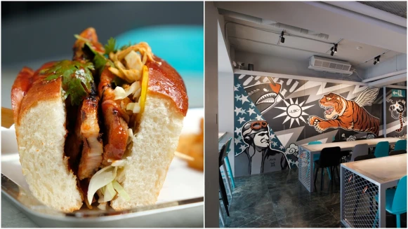 遠遠就可以聞到煎得滋滋作響的奶油麵包香氣！Liquid Bread Company最道地的美式三明治必吃辣韓胖豬、墨式燉肉口味