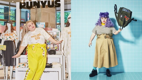 滷肉飯也差點放到T-shirt印花上！渡邊直美親手設計PUNYUS快閃店，小籠包、逗趣單品都來了