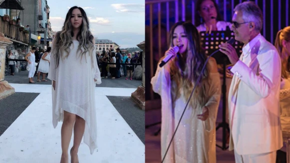 根本天籟!妹神Amei義大利合體波伽利合唱〈If Only〉,美聲征服觀眾~