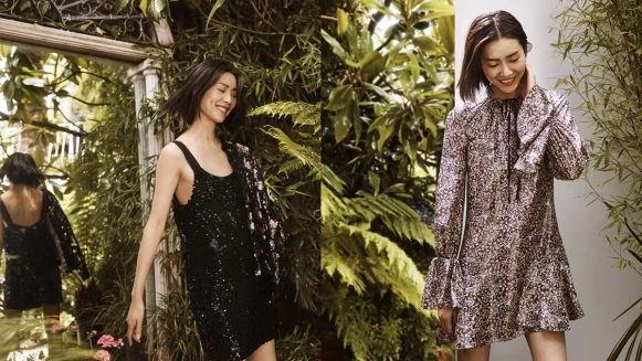 以古典地毯為靈感！劉雯率性詮釋H&amp;M Conscious Exclusive第一次的秋冬系列