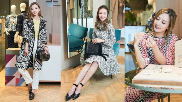 潮模汪詩敏有型演繹MAX&amp;Co.的都會女子異國風情，秋冬最亮眼時髦裝束就要這樣穿！