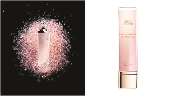 加了250朵玫瑰才有一顆的珍稀玫瑰果！迪奧全新精萃再生微導眼凝萃，獨家搭載10顆陶瓷微導珍珠壓頭效果太驚人