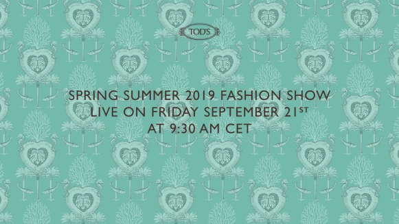 【Live】線上看！TOD'S 2019春夏時裝大秀，將在9/21下午3點半登場