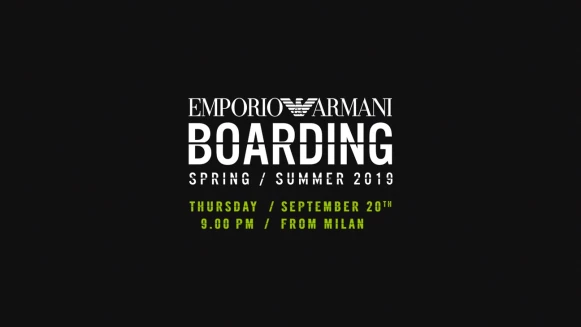 【Live】線上看！EMPORIO ARMANI 2019春夏時裝大秀，將在9/21凌晨3點登場