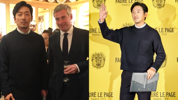 《與神同行》河正宇歐爸帥氣現身！法國經典老牌 Fauré Le Page 首爾專門店盛大開幕~