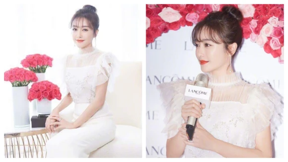 原來是這個色號!讓仙氣逆天的秦嵐擦上朱砂唇色減齡又顯白