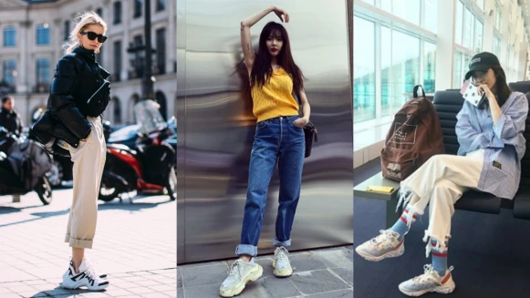 有了老爹鞋卻不知道怎麼穿搭？跟上泫雅、Dara...潮流界的指標人物一起掌握最夯老爹風！