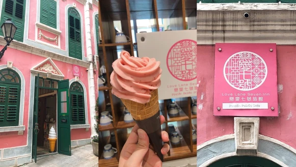 超適合情侶、背包客入住！藏身戀愛巷、只有7個房間......澳門超可愛粉紅民宿「戀愛七號旅館」
