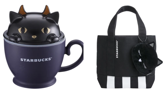 這個黑貓馬克杯一定要搶到！星巴克萬聖節超萌杯款10/3開賣，限定星冰樂即將登場