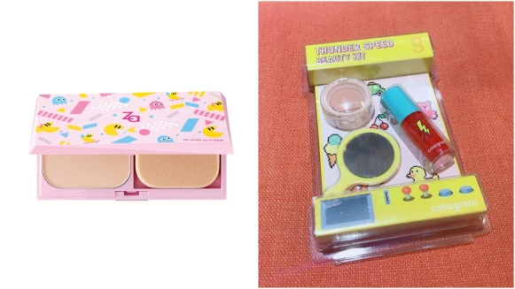 經典小精靈遊戲將迎來40週年！席捲韓國colorgram電力滿分眼唇組、Za粧自然無瑕粉餅小精靈限定版