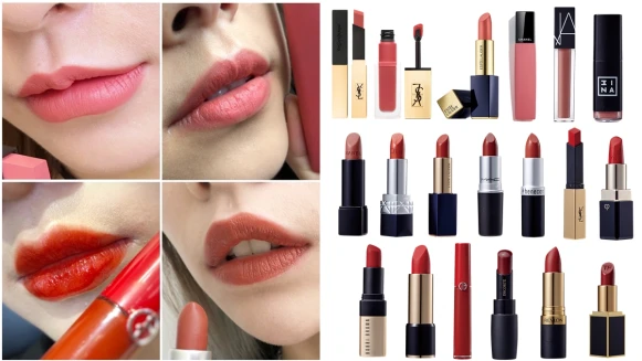 #柔瑰粉、#楓葉橘、#玫瑰奶茶、#柔霧紅、#蕃茄紅，2018秋冬要買口紅請鎖定這5個顏色(附20支口紅名單參考)