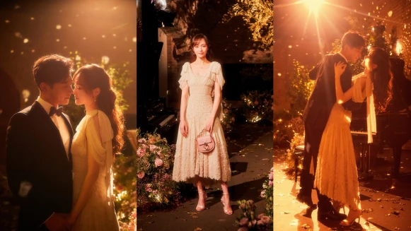 唐嫣、羅晉絕美婚宴照釋出！超美超夢幻的婚前晚宴禮服由Chloé量身打造