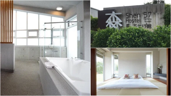 一整面清水模、頂樓還可以看夕陽！屏東「森五七行館」結合日式、現代風格的靜謐宅邸