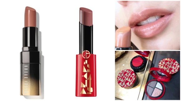 最吸睛限量口紅！Giorgio Armani奢華訂製緞光水唇膏#203、Bobbi Brown #Uber Beige暖棕紅冬日必備