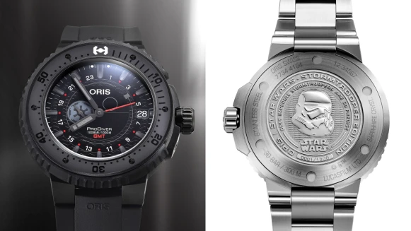 《星際大戰》的粉絲注意了！黑武士圖示、風暴兵頭盔、限量編號與電影名言...均藏在Oris的全新限量聯名錶款！