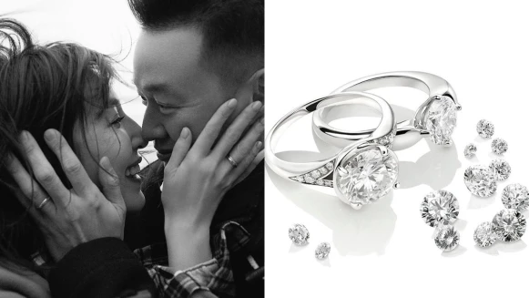 楊謹華時髦混搭不同材質、賈靜雯搭配優雅珍珠、簡嫚書選擇閃亮鑽石...女神們的夢幻婚戒與珠寶細節，原來是來自...