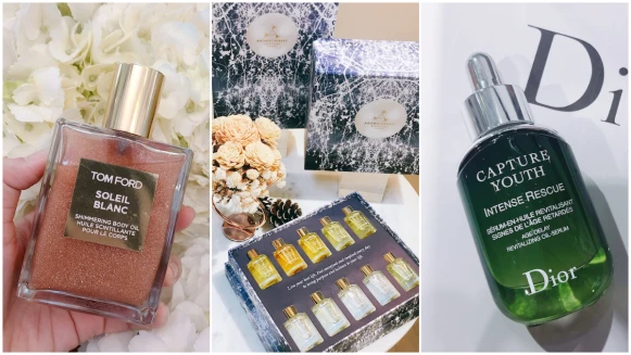 冬日保養必備單品「美容油」！推坑Dior凍妍新肌急救精華油、Tom Ford太陽輕吻身體油（加映AA聖誕禮盒）