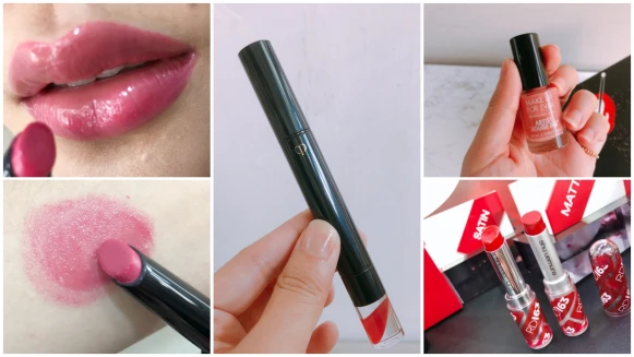 又有超強唇彩系列來搶攻視線!肌膚之鑰奢華聚光訂製唇膏幫雙唇打光、MAKE UP FOR EVER霧面唇拓走持久路線、植村秀推出人人擦都美的#RD163