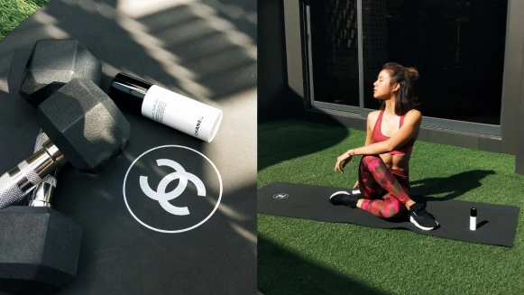 健康系潮模Angelina出征時裝周、東京外景，肌膚任何狀態下都「發亮」的保養秘密武器，原來就是這一瓶！