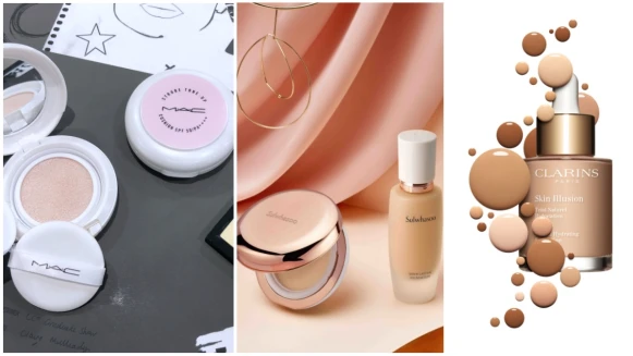 新年就該有發光好氣色,交給最強底妝新品:M.A.C發光萬能氣墊、雪花秀輕透雪紡水粉底、克蘭詩蘋果光天生美肌粉底液