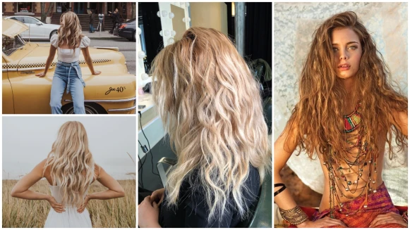 2019不敗髮型就是它！歐美IG時髦度破表的慵懶微捲髮，靠平板夾3步驟搞定