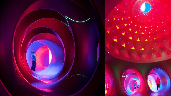 「柔軟建築」超夢幻！英國空氣建築團隊《光影幻境》兩廳院藝文廣場登場