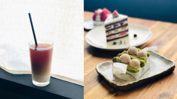 【小8愛吃愛喝】台南甜點秘境「貳林工作室」，必嚐ig爆紅「芋泥抹茶戚風三明治」超美味又超好拍！