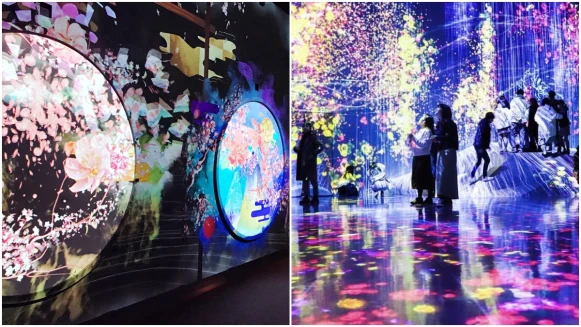 最後倒數！東京的朋友衝一波～絕美「Flowers by Naked藝術光展」帶你來賞今年第一場櫻吹雪