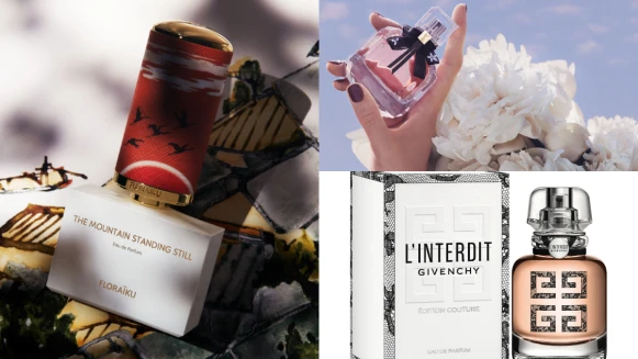 FLORAÏKU日本俳句香水《靜山巍然》、YSL MON PARIS慾望巴黎系列推出星木蘭版新香、紀梵希復刻經典瓶身推出限量訂製蕾絲禁忌淡香精…2019聞了會上癮的春季香氛！