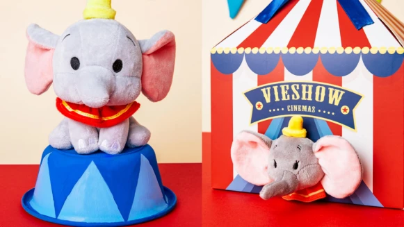 馬戲團爆米花提袋完全可愛爆炸！《小飛象》全球獨家商品登場，還有18公分小飛象絨毛玩偶