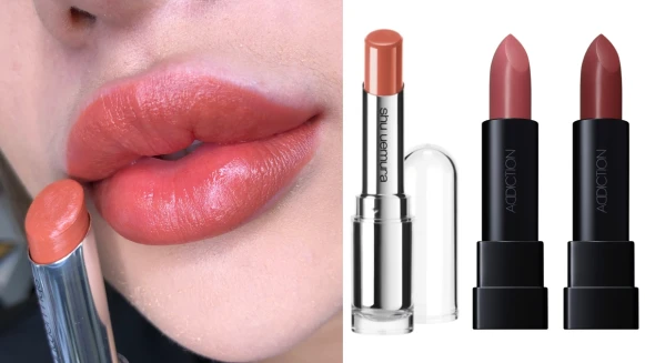 越擦越顯白！請鎖定「焦糖橘、暖棕玫瑰」口紅，植村秀、ADDICTION新唇彩系列上市