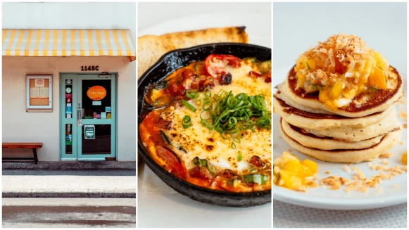 檀香山媒體評比第一名《Top Chef》主廚坐鎮 三島香鬆炸魚歐姆蕾、泡菜司康、鐵鍋烤蛋 Koko Head Café 混搭風早午餐口味太奇妙開了十年還是要排隊