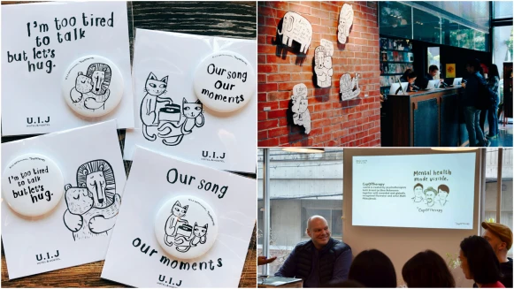 每幅插畫都直指內心深處 芬蘭療癒系 CupOfTherapy 快閃台南U.I.J Hotel &amp; Hostel 為受傷心靈溫柔打氣