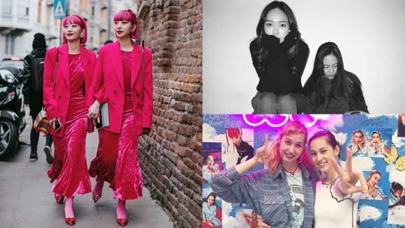 叱吒時尚圈的姊妹組合！韓國鄭氏姐妹、日本水原姊妹，還有這對粉紅鈴木雙胞胎