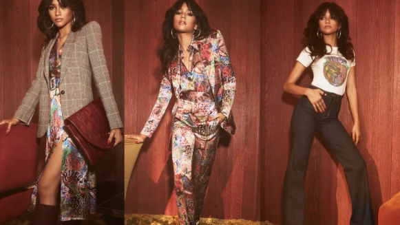 TommyXZendaya聯名系列正式亮相！俐落時髦剪裁、勃艮第紅、雙色線格紋、深色丹寧布穿出優雅自信