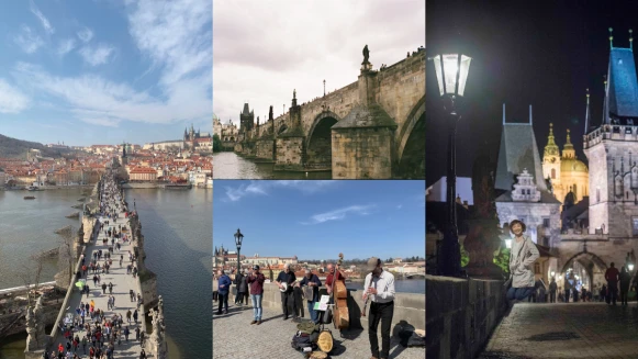 【米拉逛歐洲】布拉格私房景點「查理大橋」，九成觀光客都不知道！跟著內行人摸真跡，好運立刻到～