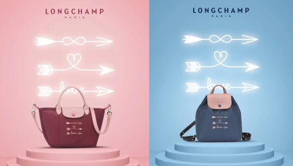 Longchamp期間限定的訂製服務又來了！愛心、喵星人、幸運草…各種可愛圖騰隨你發揮