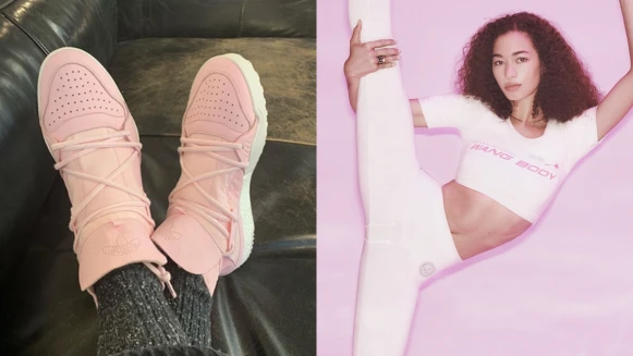 倒反三葉草logo粉紅球鞋又叛逆又可愛！alexanderwang X adidas Originals第五季聯名系列單品一覽