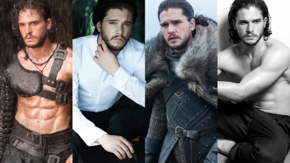 《冰與火之歌》最火男主角「瓊恩雪諾」基特哈靈頓，黃金比例體態的性感瞬間！