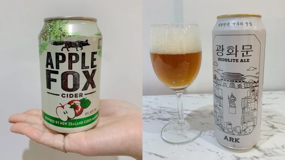 想微醺就衝7-ELEVEN！獨家販售狐狸蘋果酒、哈密瓜水果酒，黑白塗鴉韓國光化門包裝啤酒質感上市
